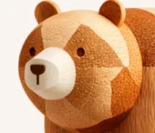 Woolen Brown Bear